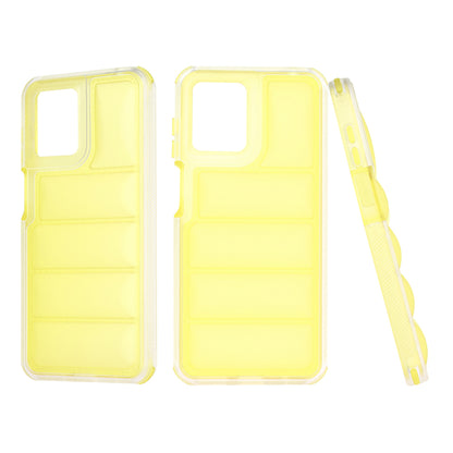 Custodia per Motorola Moto G14, Techsuit, Wave Shield, Gialla