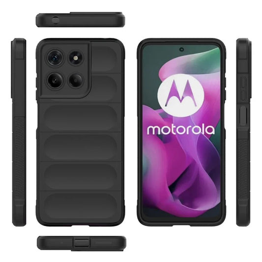 Custodia per Motorola Moto G15 / G15 Power, Techsuit, Magic Shield, Nera