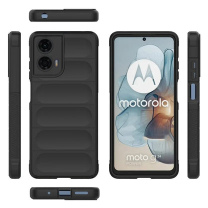 Coque pour Motorola Moto G24 Power, Techsuit, Magic Shield, Noire