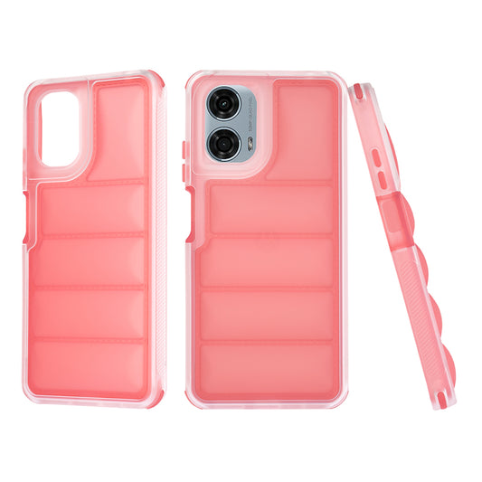 Hülle für Motorola Moto G24 Power, Techsuit, Wave Shield, Rot