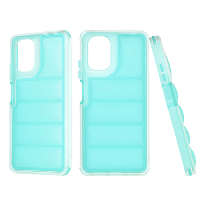 Custodia per Motorola Moto G24 Power, Techsuit, Wave Shield, Turchese