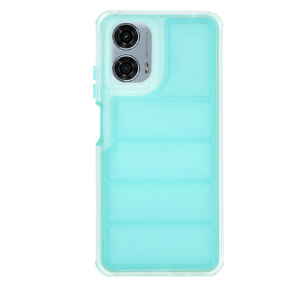 Custodia per Motorola Moto G24 Power, Techsuit, Wave Shield, Turchese