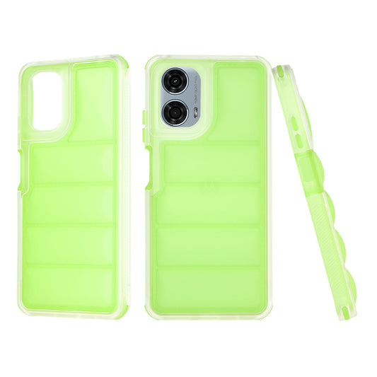 Hülle für Motorola Moto G24 Power, Techsuit, Wave Shield, Grün