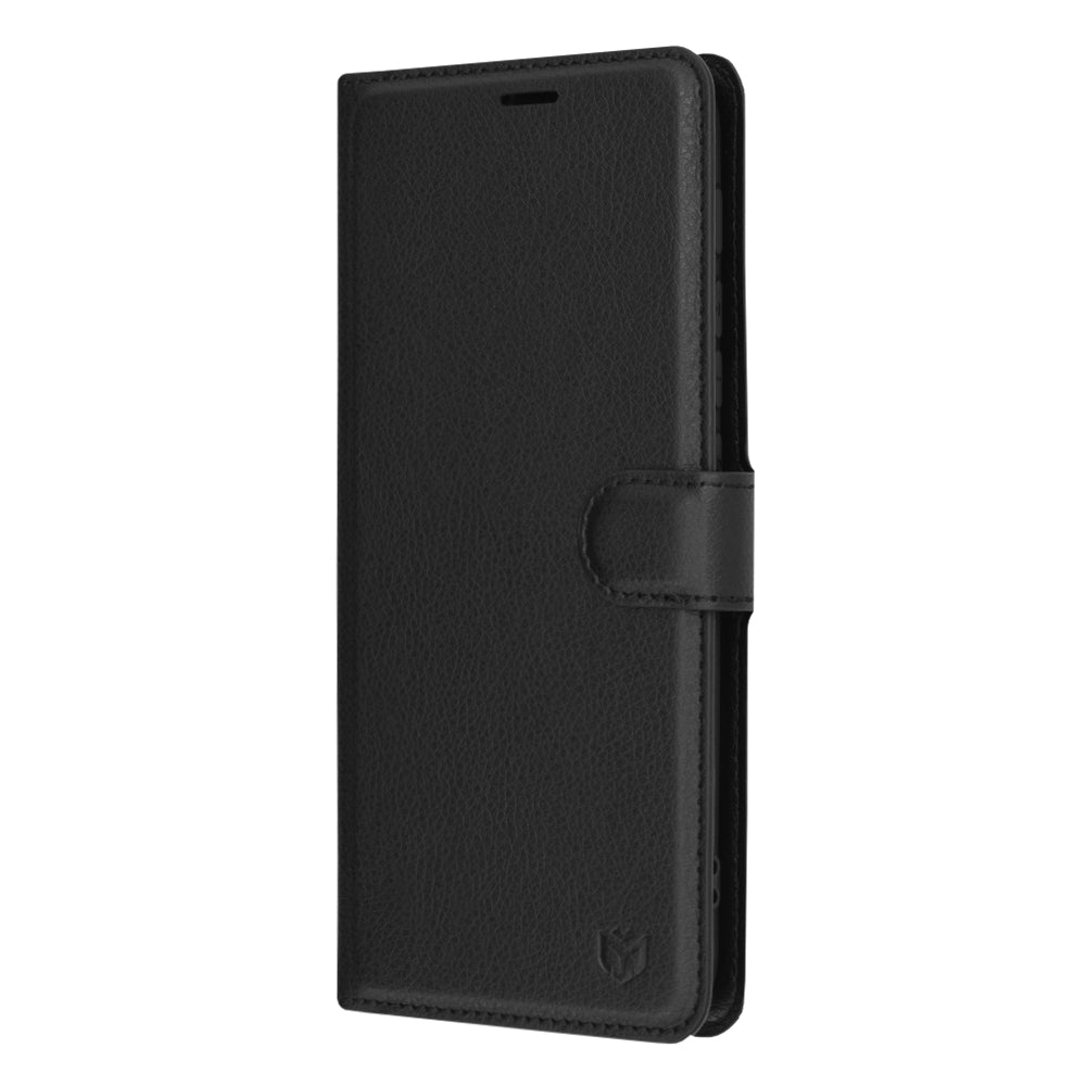 Custodia per Motorola Moto G30 / G20 / G10, Techsuit, Leather Folio, Nera