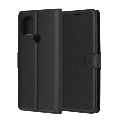 Custodia per Motorola Moto G30 / G20 / G10, Techsuit, Leather Folio, Nera