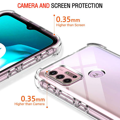 Coque pour Motorola Moto G30 / G20 / G10, Techsuit, Antichoc Claire, Transparente