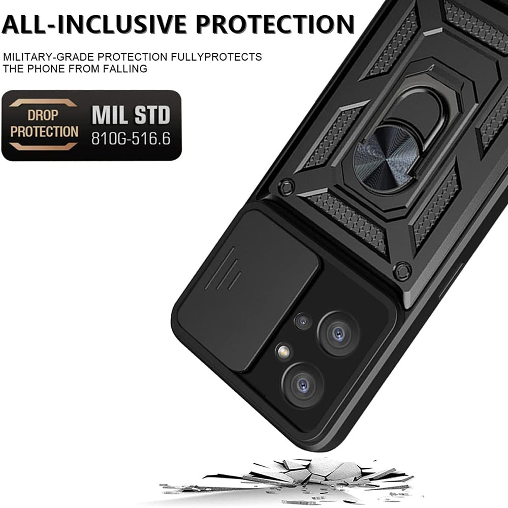 Coque pour Motorola Moto G32, Techsuit, CamShield, Noire