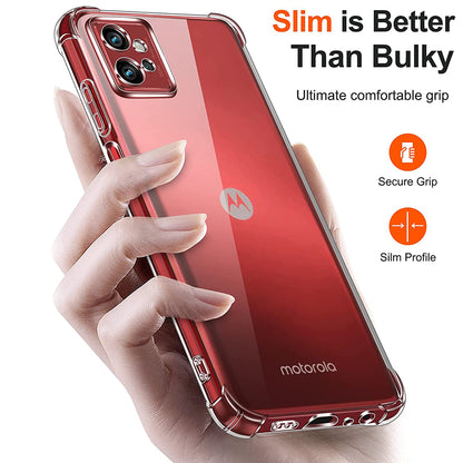 Custodia per Motorola Moto G32, Techsuit, Shockproof Clear, Trasparente