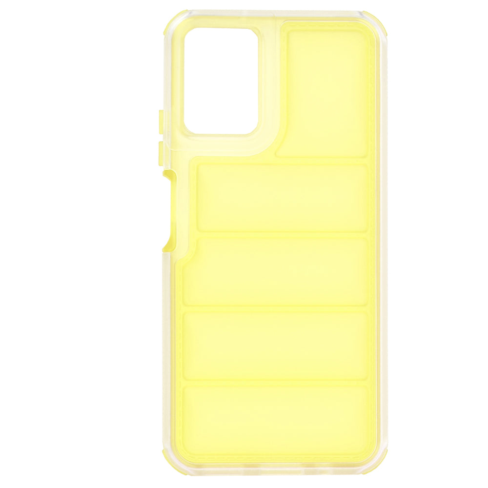 Coque pour Motorola Moto G45 / G34, Techsuit, Wave Shield, Jaune