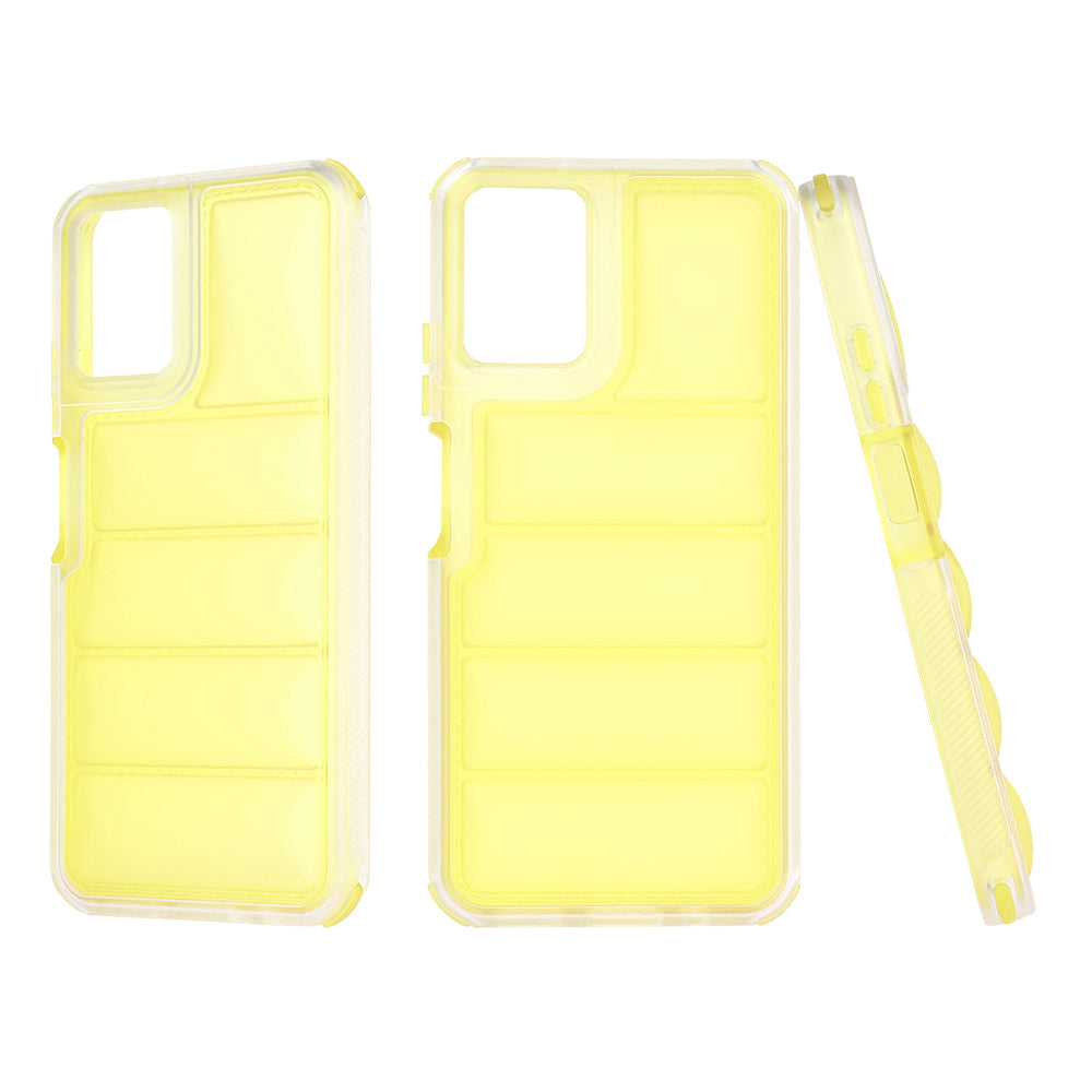 Coque pour Motorola Moto G45 / G34, Techsuit, Wave Shield, Jaune
