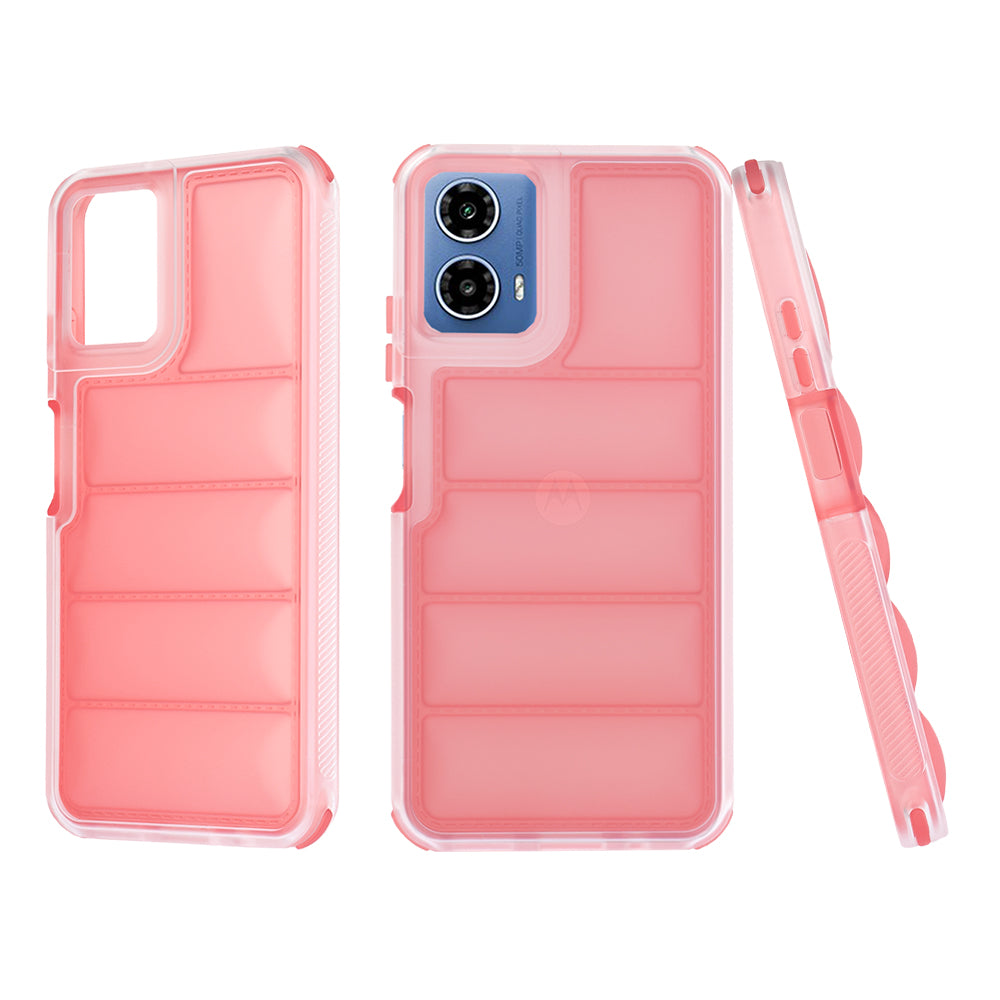Custodia per Motorola Moto G45 / G34, Techsuit, Wave Shield, Rossa