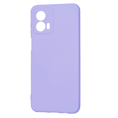 Custodia per Motorola Moto G53, Techsuit, SoftFlex, Viola Chiaro