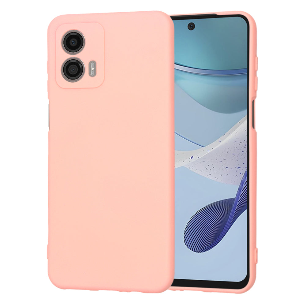 Hülle für Motorola Moto G53, Techsuit, SoftFlex, Hellrosa