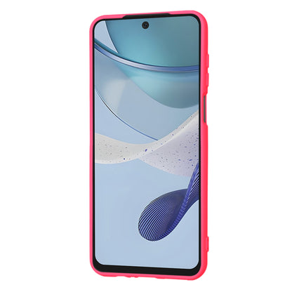 Hülle für Motorola Moto G53, Techsuit, SoftFlex, Dunkelrosa