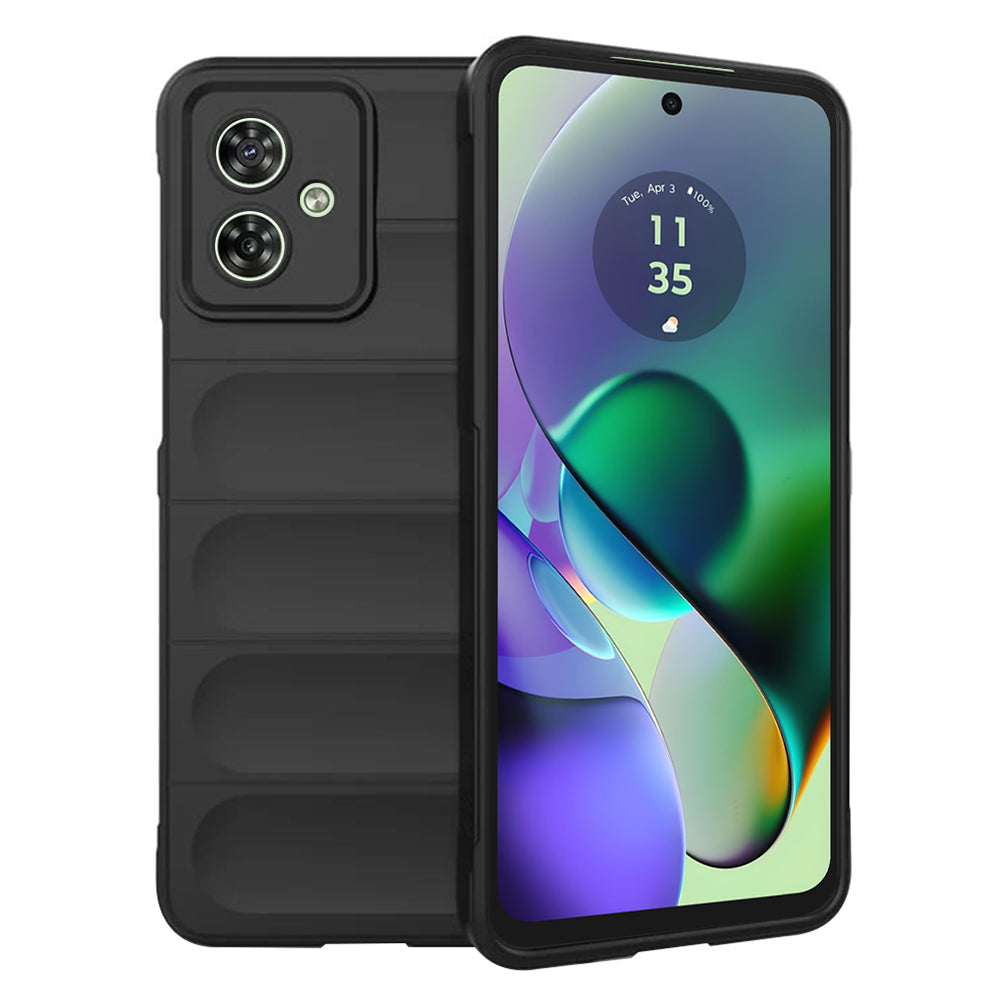 Coque pour Motorola Moto G54, Techsuit, Magic Shield, Noire