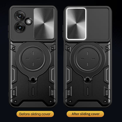 Custodia per Motorola Moto G55, Techsuit, CamGuard Pro, Nera