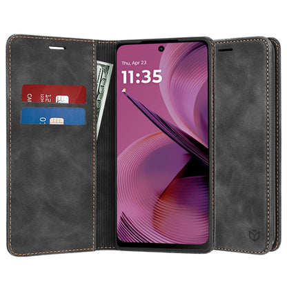 Custodia per Motorola Moto G55, Techsuit, Confy, Nera