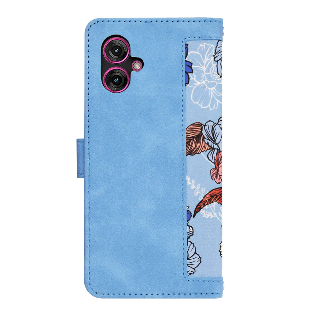 Coque pour Motorola Moto G55, Techsuit, FlipCraft, Bleu