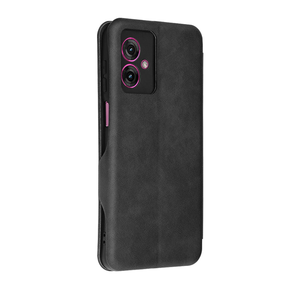 Coque pour Motorola Moto G55, Techsuit, Safe Wallet Plus, Noire