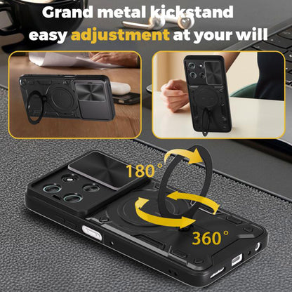 Custodia per Motorola Moto G56, Techsuit, CamGuard Pro, Nera