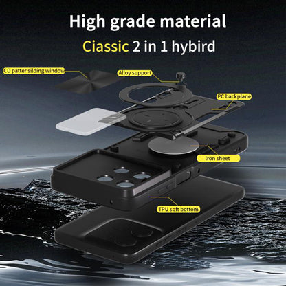 Custodia per Motorola Moto G56, Techsuit, CamGuard Pro, Nera