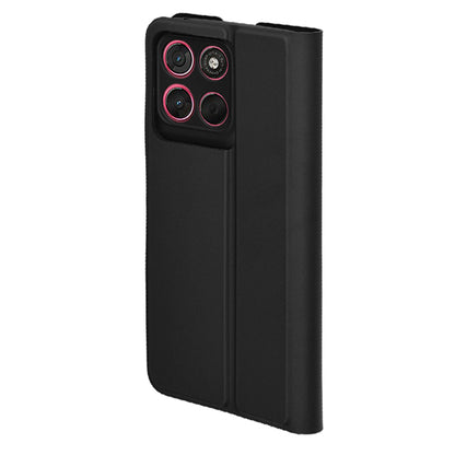 Étui pour Motorola Moto G67 Power / G57 Power, Techsuit, Magskin Book, Noir