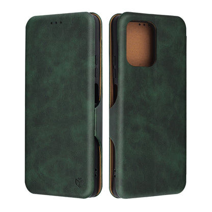 Coque pour Motorola Moto G75, Techsuit, Safe Wallet Plus, Vert