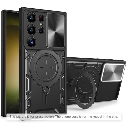 Étui pour Motorola Moto G77 / G67, Techsuit, CamGuard Pro, Noir