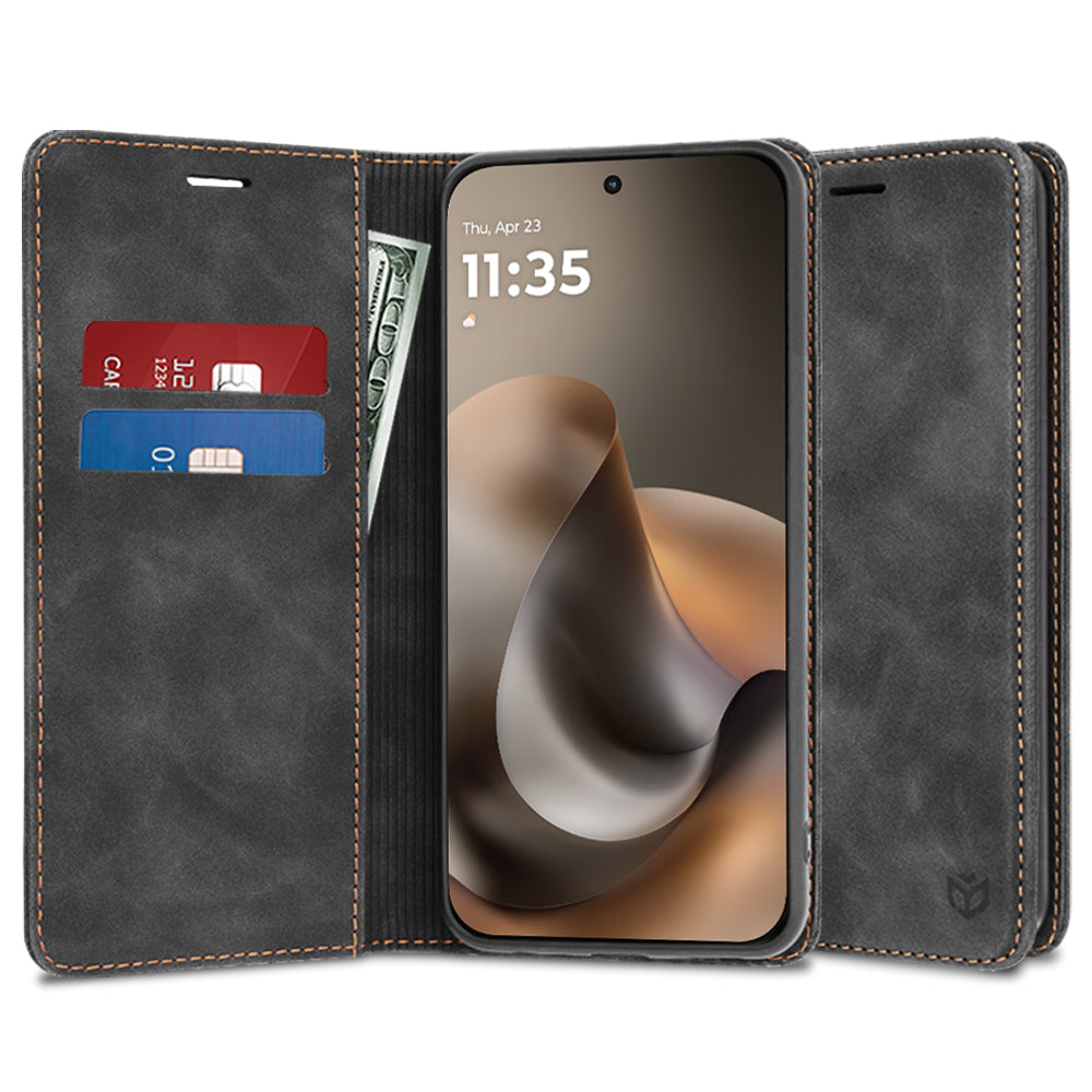 Custodia per Motorola Moto G77 / G67, Techsuit, Confy, Nera