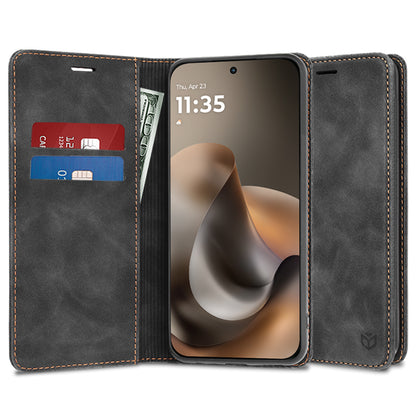 Custodia per Motorola Moto G77 / G67, Techsuit, Confy, Nera