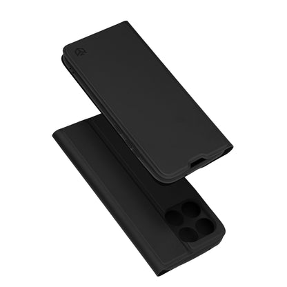 Custodia per Motorola Moto G77 / G67, Techsuit, Magskin Book, Nera