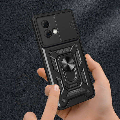 Custodia per Motorola Moto G84, Techsuit, CamShield, Nera