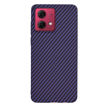 Custodia per Motorola Moto G84, Techsuit, Carbonite FiberShell, Viola