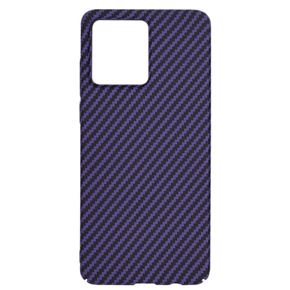 Custodia per Motorola Moto G84, Techsuit, Carbonite FiberShell, Viola
