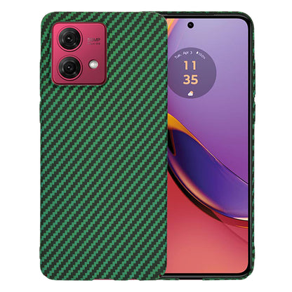 Custodia per Motorola Moto G84, Techsuit, Carbonite FiberShell, Verde