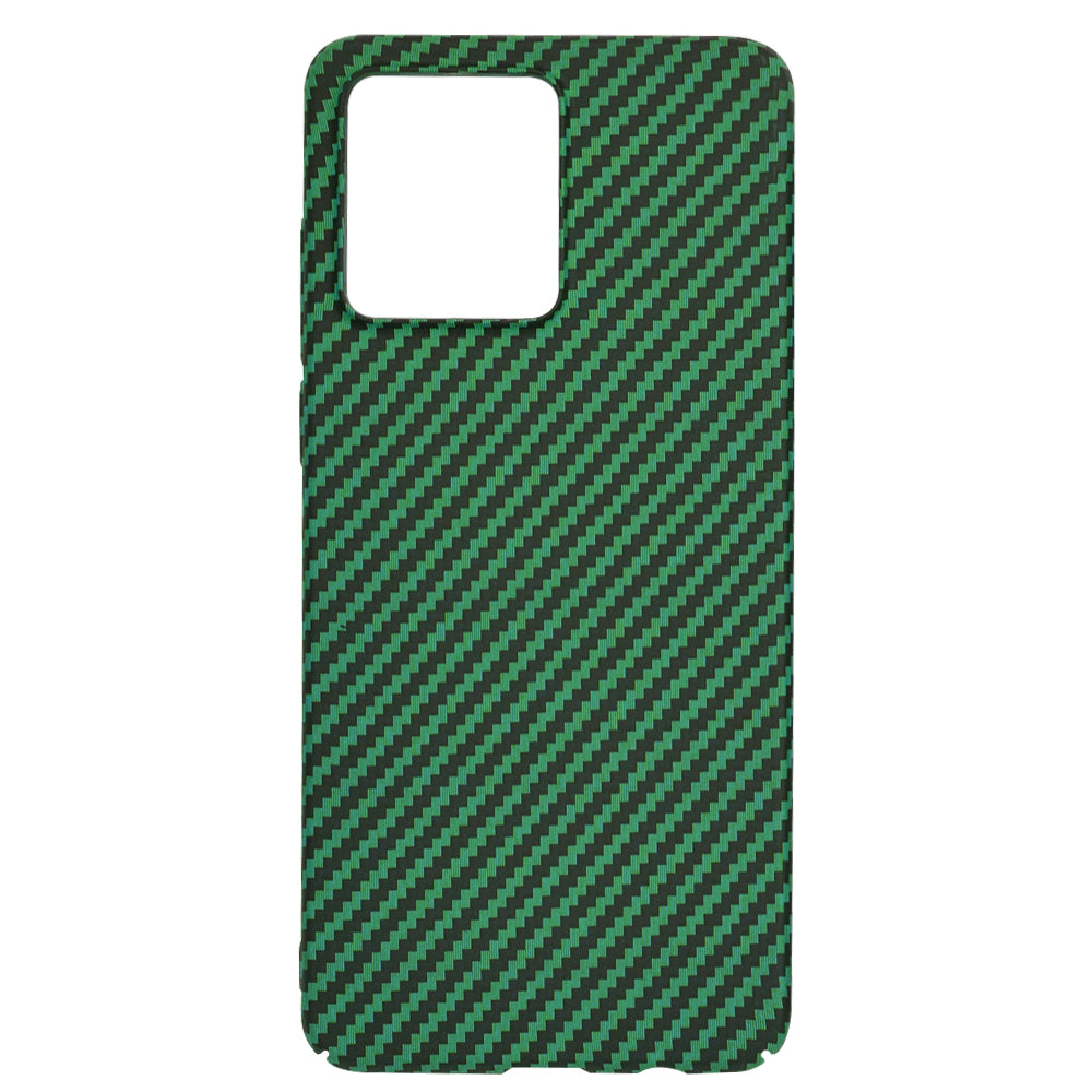 Custodia per Motorola Moto G84, Techsuit, Carbonite FiberShell, Verde