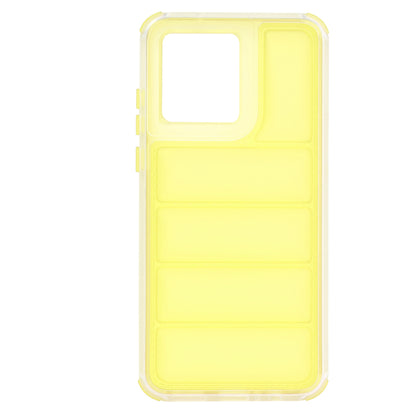 Custodia per Motorola Moto G84, Techsuit, Wave Shield, Gialla