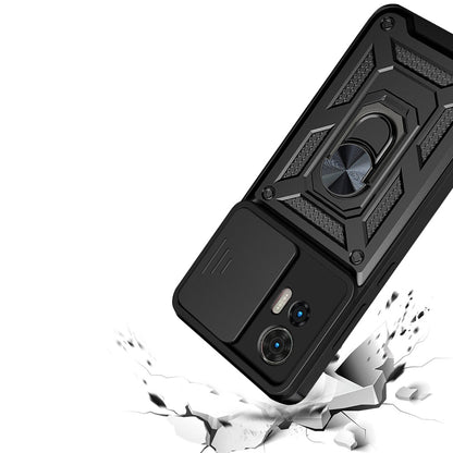 Coque pour Motorola Moto G85, Techsuit, CamShield, Noire