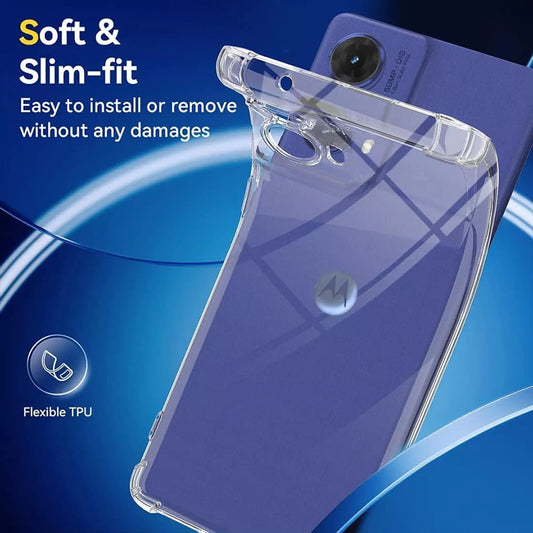 Coque pour Motorola Moto G85, Techsuit, Anti-choc Claire, Transparente