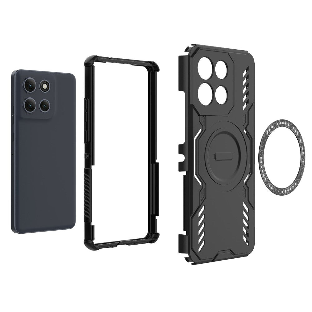 Coque MagSafe pour Motorola Moto G86 Power, Techsuit, ArmorMag, Bleue