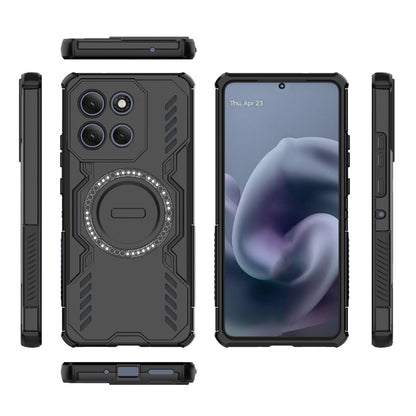 Coque MagSafe pour Motorola Moto G86 Power, Techsuit, ArmorMag, Noire