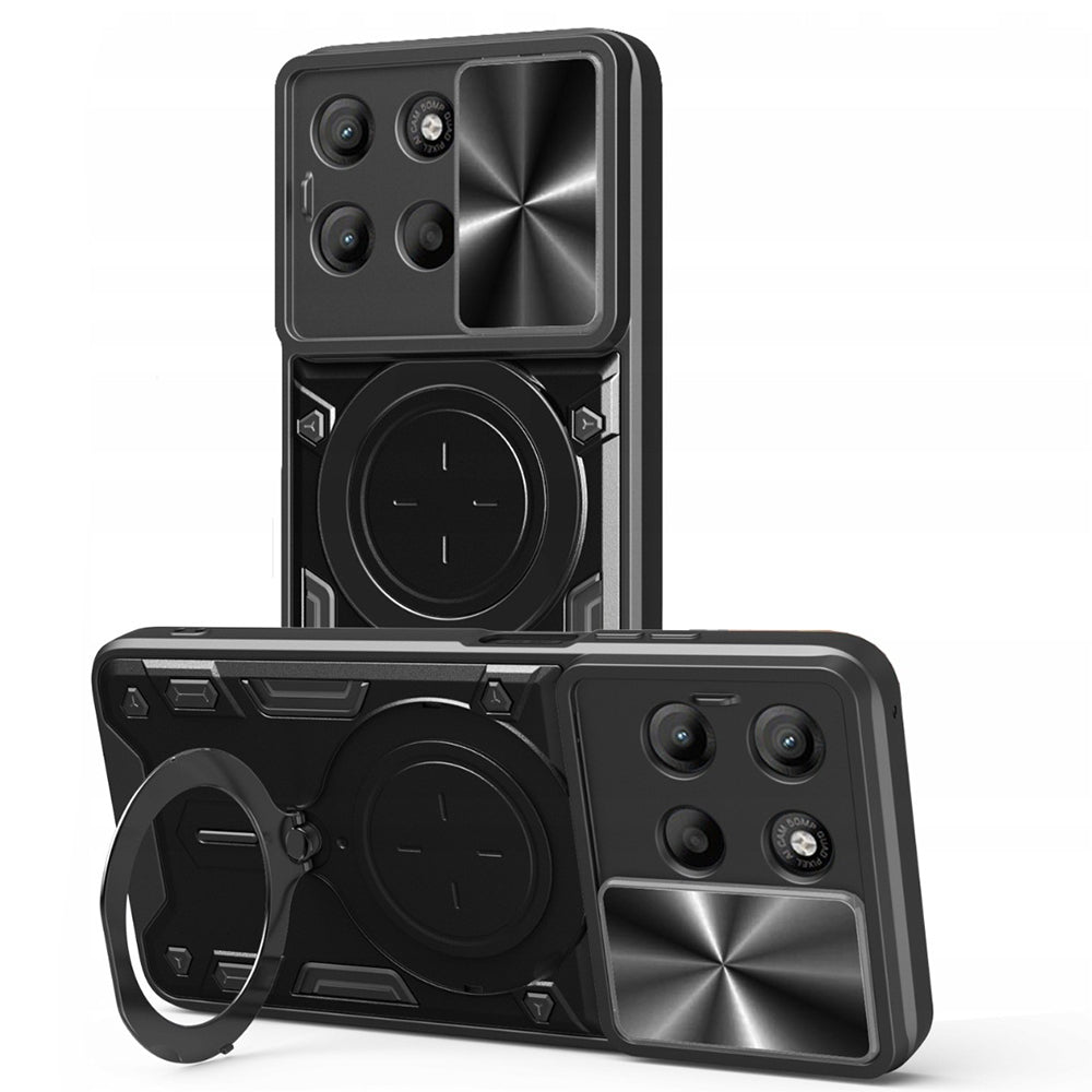 Case for Motorola Moto G86 Power, Techsuit, CamGuard Pro, Black