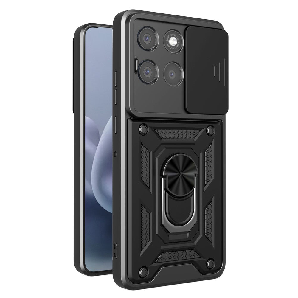 Custodia per Motorola Moto G86 Power, Techsuit, CamShield, Nera