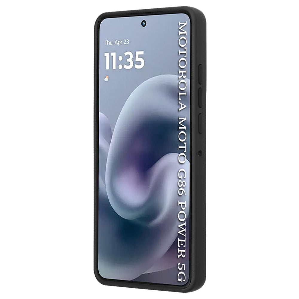 Custodia per Motorola Moto G86 Power, Techsuit, Glinth, Nera
