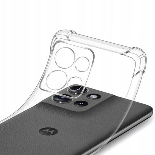 Custodia per Motorola Moto G86 Power, Techsuit, Shockproof Clear, Trasparente