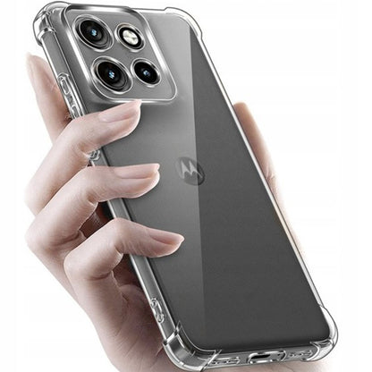 Custodia per Motorola Moto G86 Power, Techsuit, Shockproof Clear, Trasparente