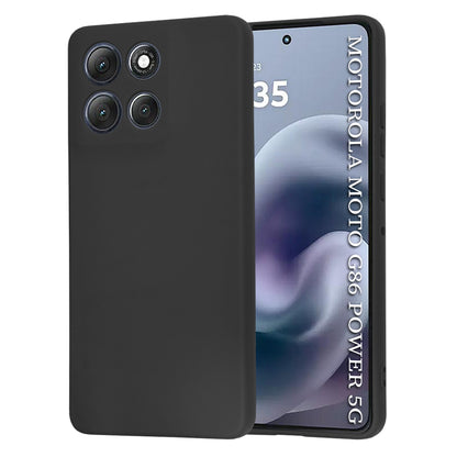 Hülle für Motorola Moto G86 Power, Techsuit, SoftFlex, Schwarz