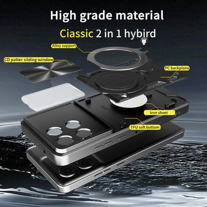 Custodia per Motorola Moto G86, Techsuit, CamGuard Pro, Blu