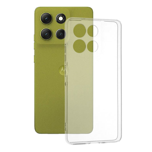 Custodia per Motorola Moto G86, Techsuit, Chiara, Trasparente