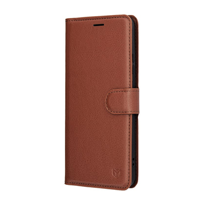 Étui pour Motorola Moto G86, Techsuit, Leather Folio, Marron